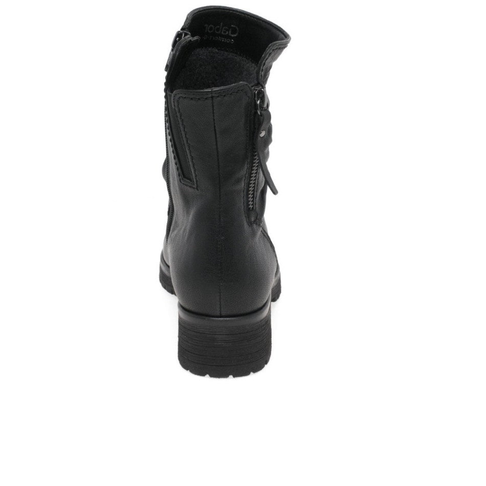 Gabor Noir | Bottes De Motard Exclusives Pour Femmes Zola